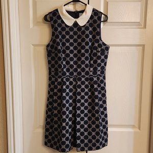 Cece by Cynthia Steffe Blue Polka Dot Dress Size 10